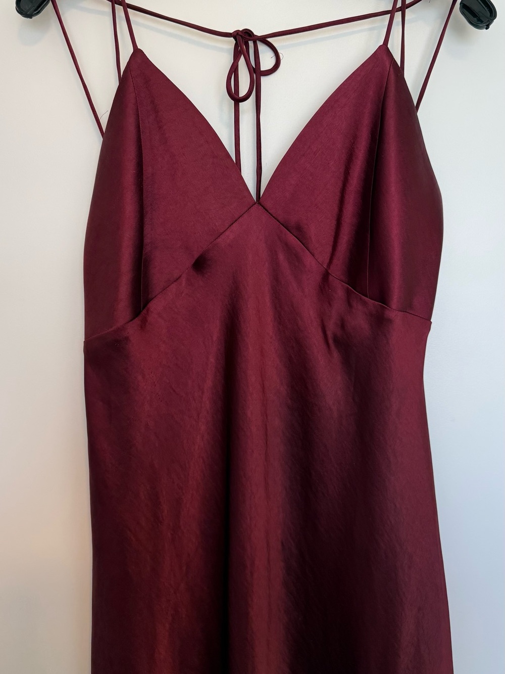 Park & Fifth Burgundy Slip Maxi Dress